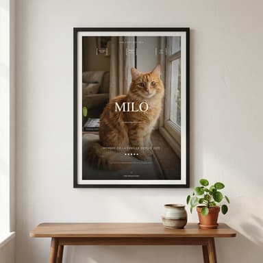Affiche Cinéma Mon Animal Primé en situation 1