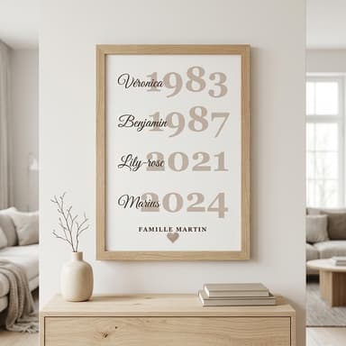 Affiche Personnalisée Famille en situation 1