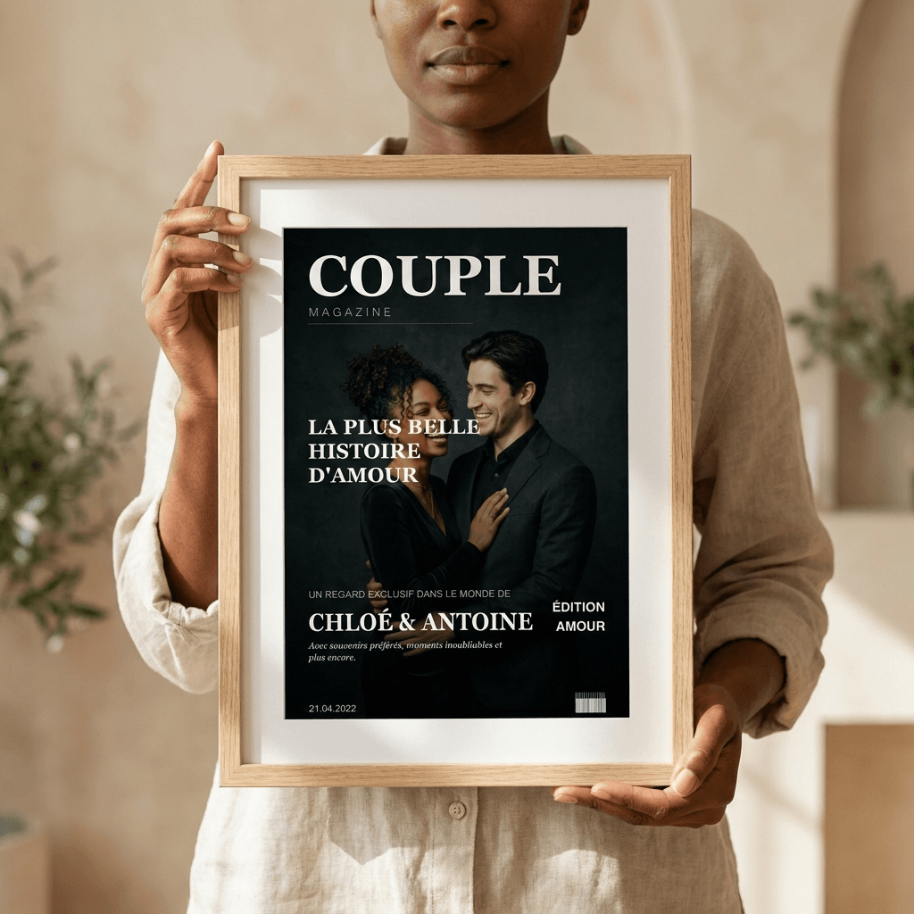 Aperçu en situation réelle de l'affiche Affiche Couverture Magazine - Vue 1