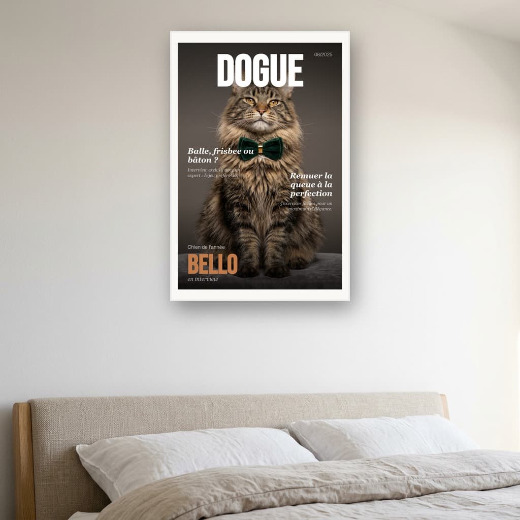 Aperçu en situation réelle de l'affiche Affiche Magazine Animaux - Vue 3