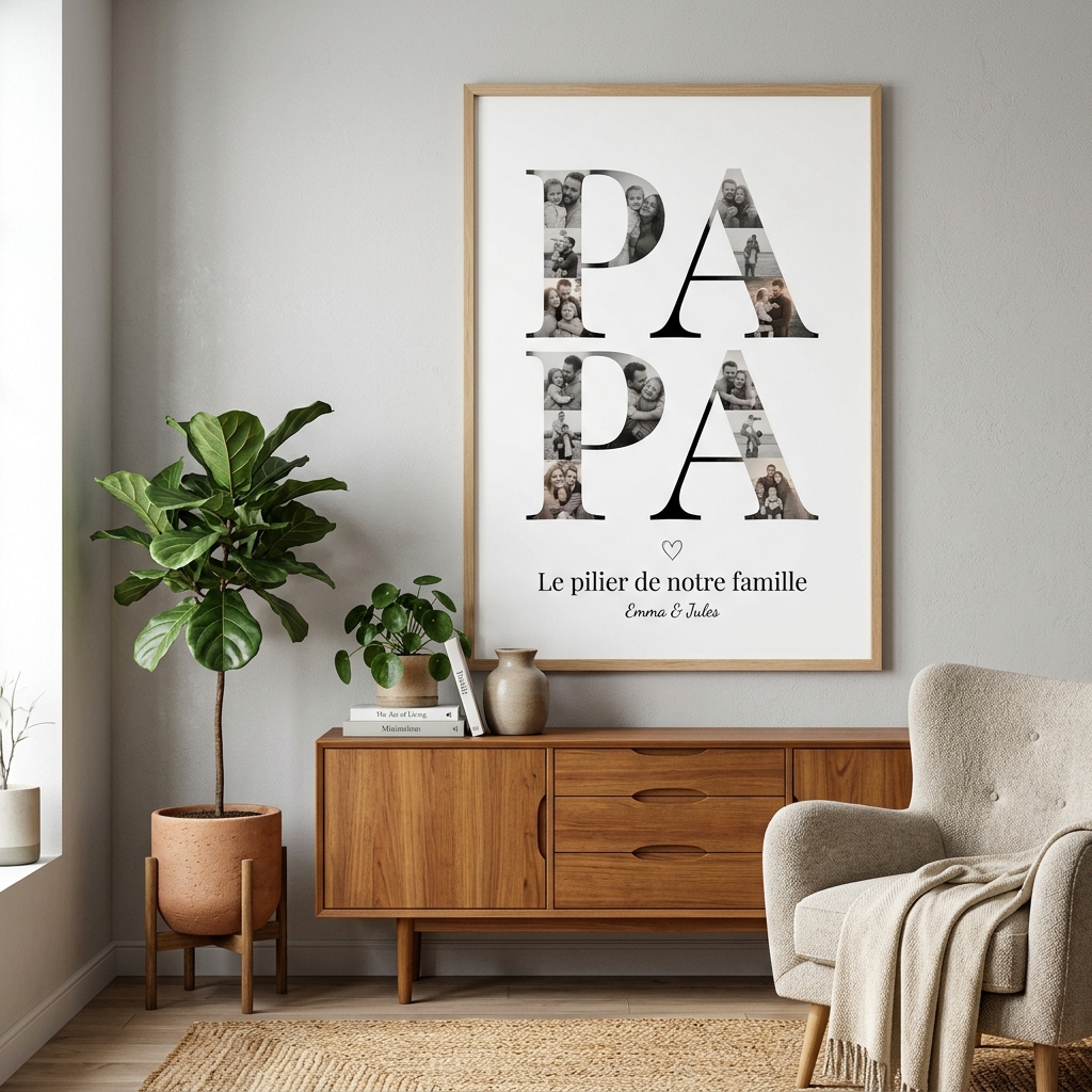 Affiche Personnalisée Papa : Dites-lui combien vous l'aimez